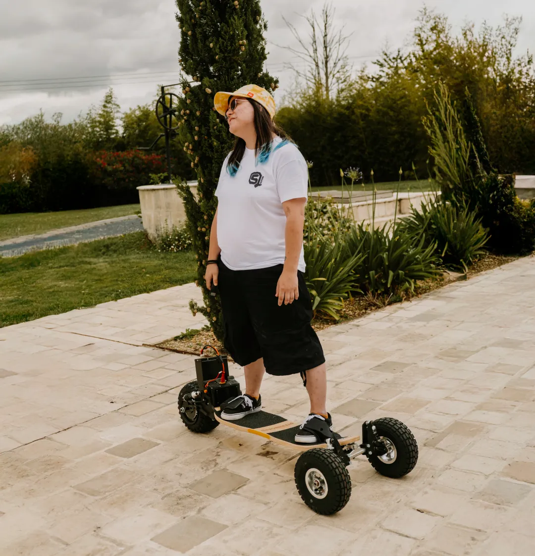 Témoignage Maëli G entrepreneur 29 ans devenue rideuse skateboard électrique Sternboard sensations liberté quotidien